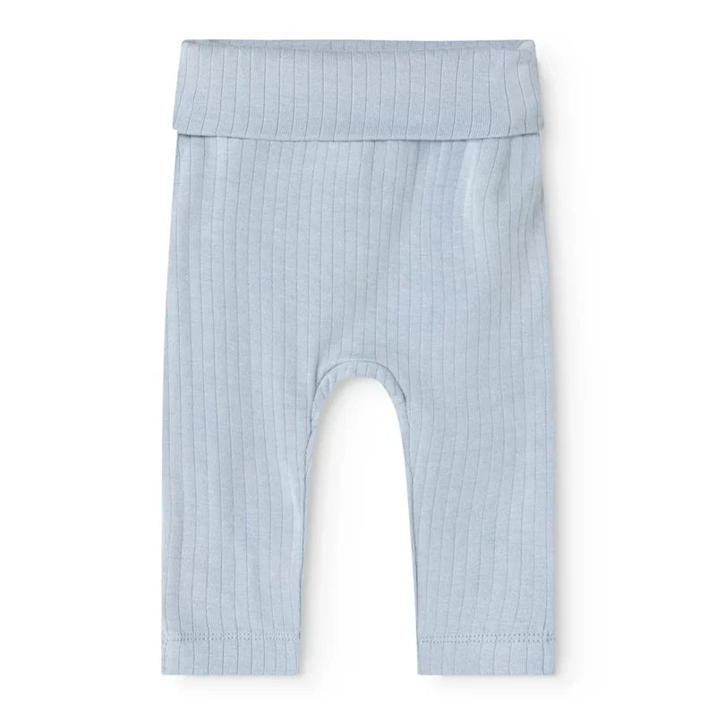MarMar Copenhagen Cloud Blue Newborn Baby Fold-Over Leggings