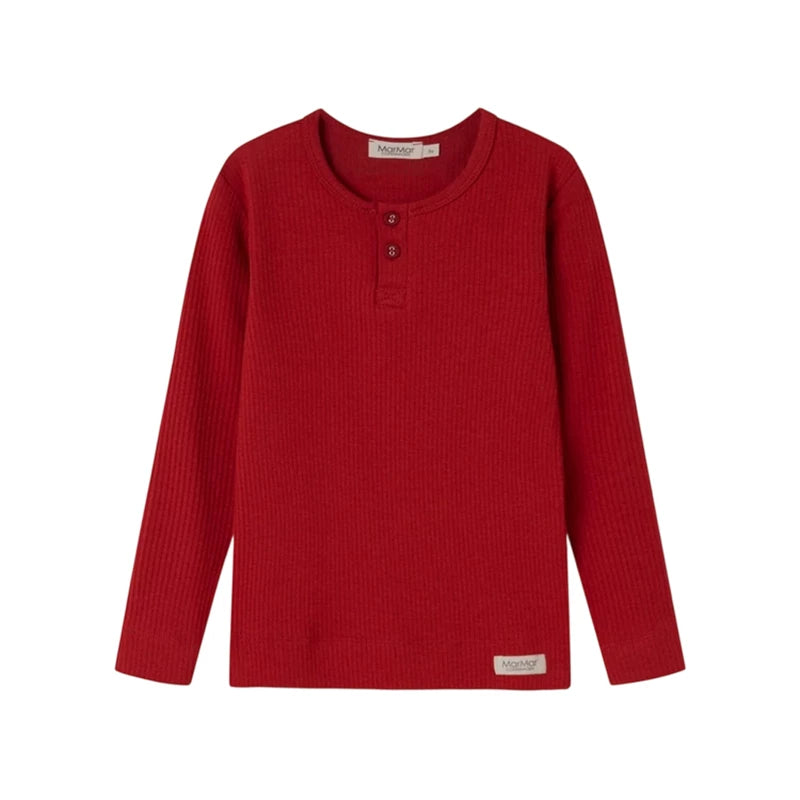 MarMar Copenhagen   Long Sleeve Top - Berry Red
