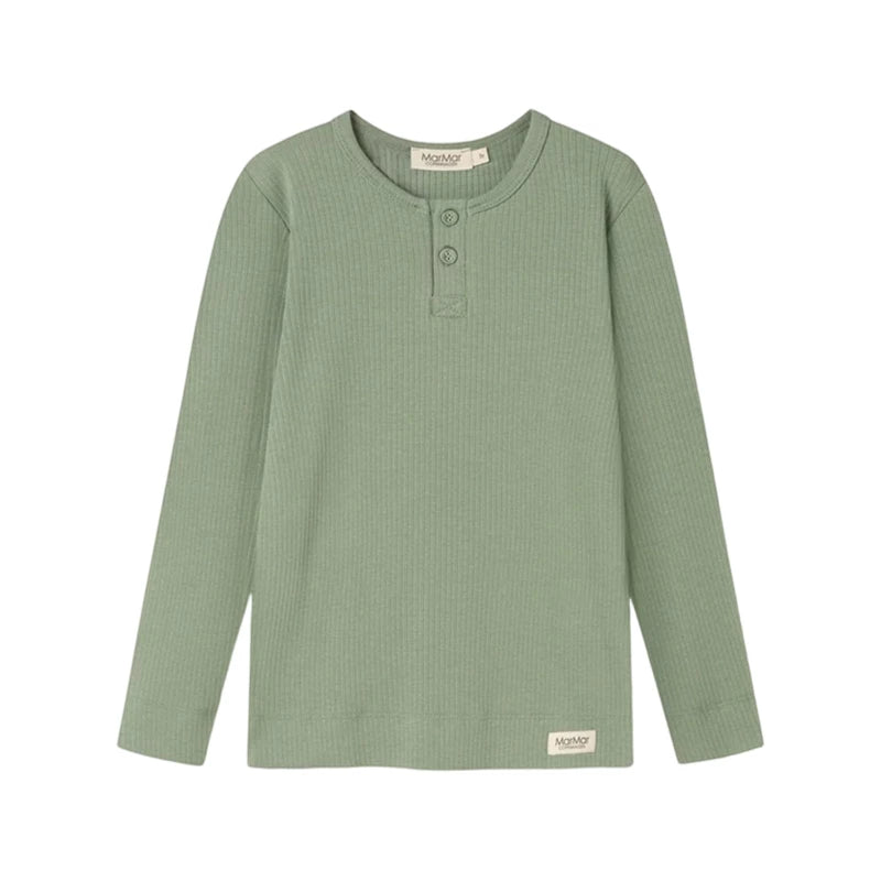 MarMar Copenhagen   Long Sleeve Top - Sage Green