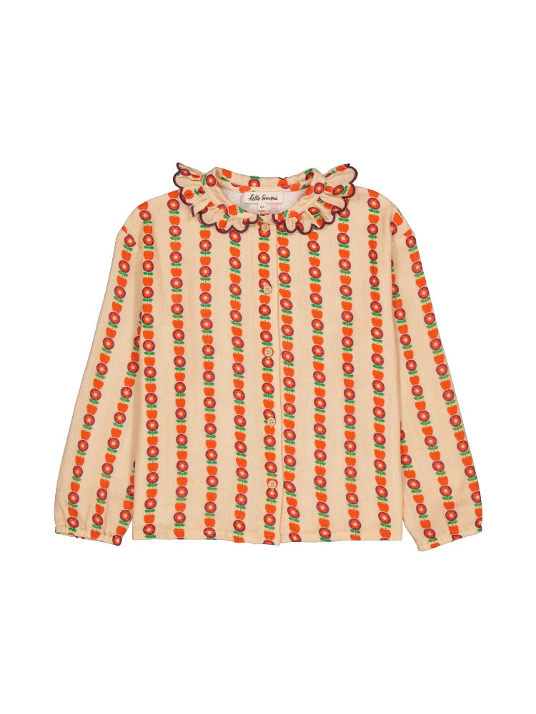 ALEX BLOUSE POMLINE APRICOT