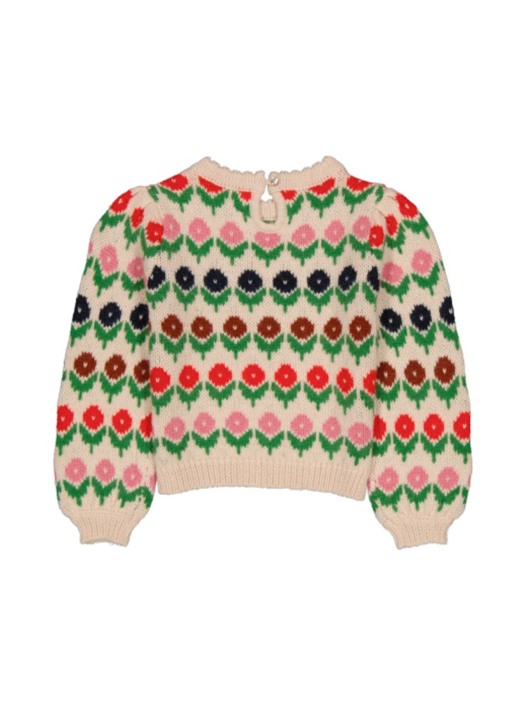 CLEOPHEE JUMPER FLEURETTE ECRU