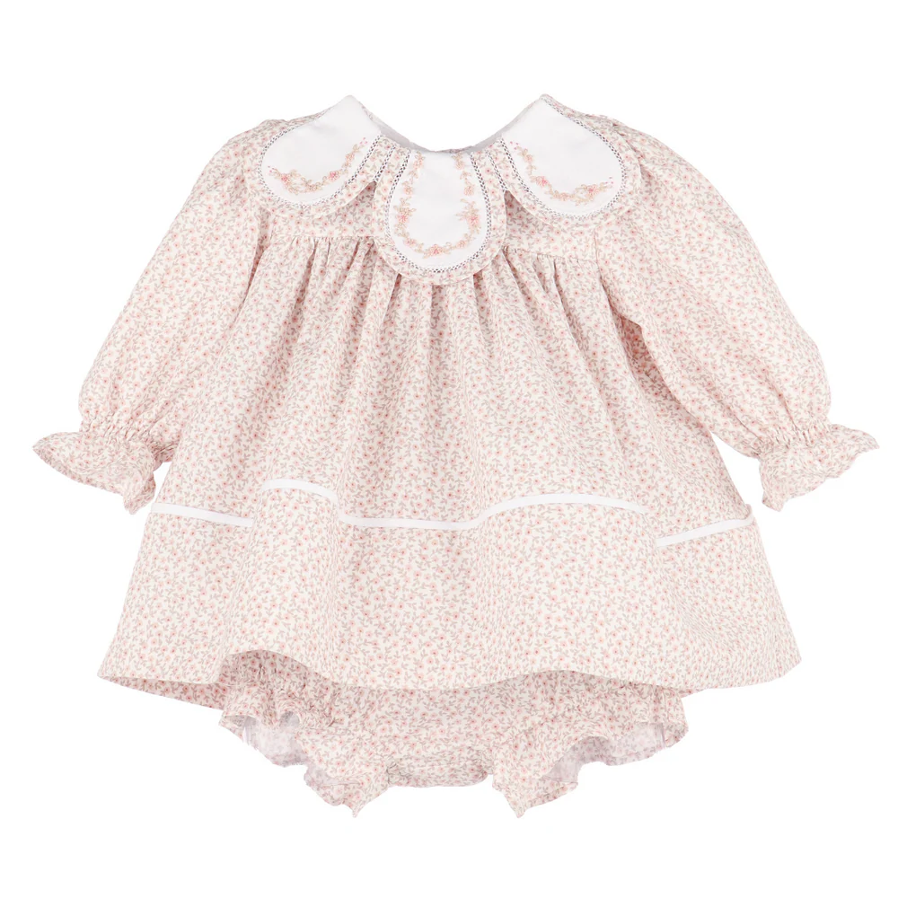 Ditsy Floral Petal Baby Dress Set