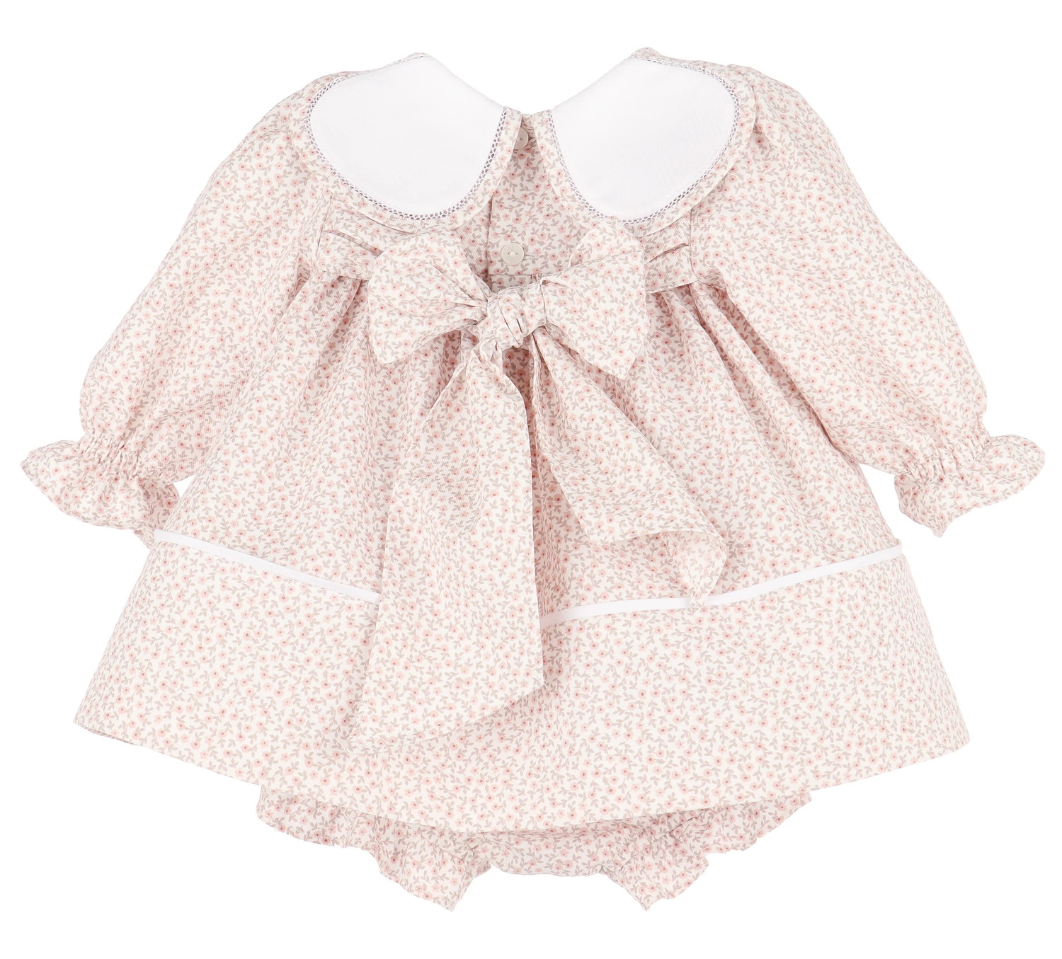 Ditsy Floral Petal Baby Dress Set