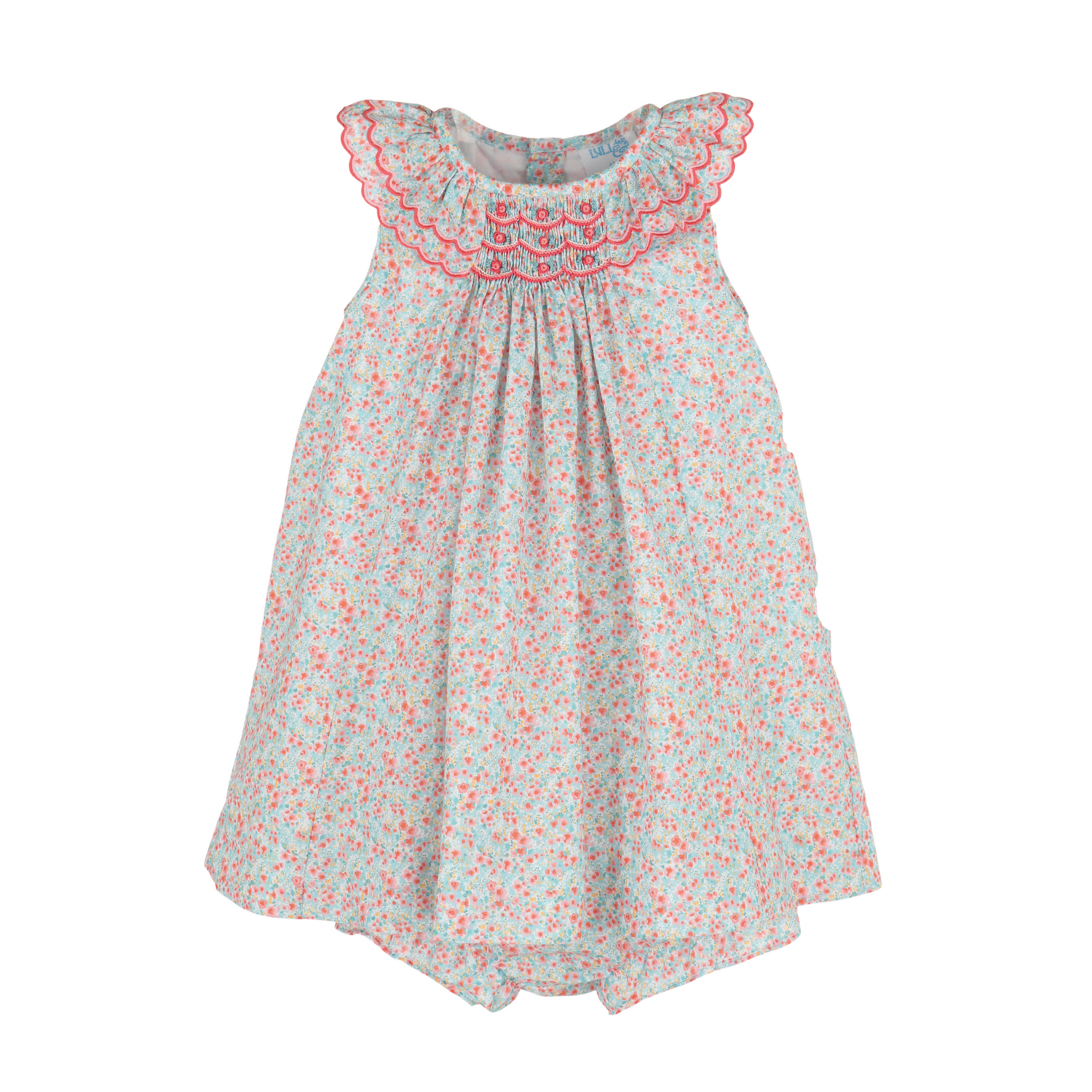Sea Coral Float Dress by Luli & Me for girls